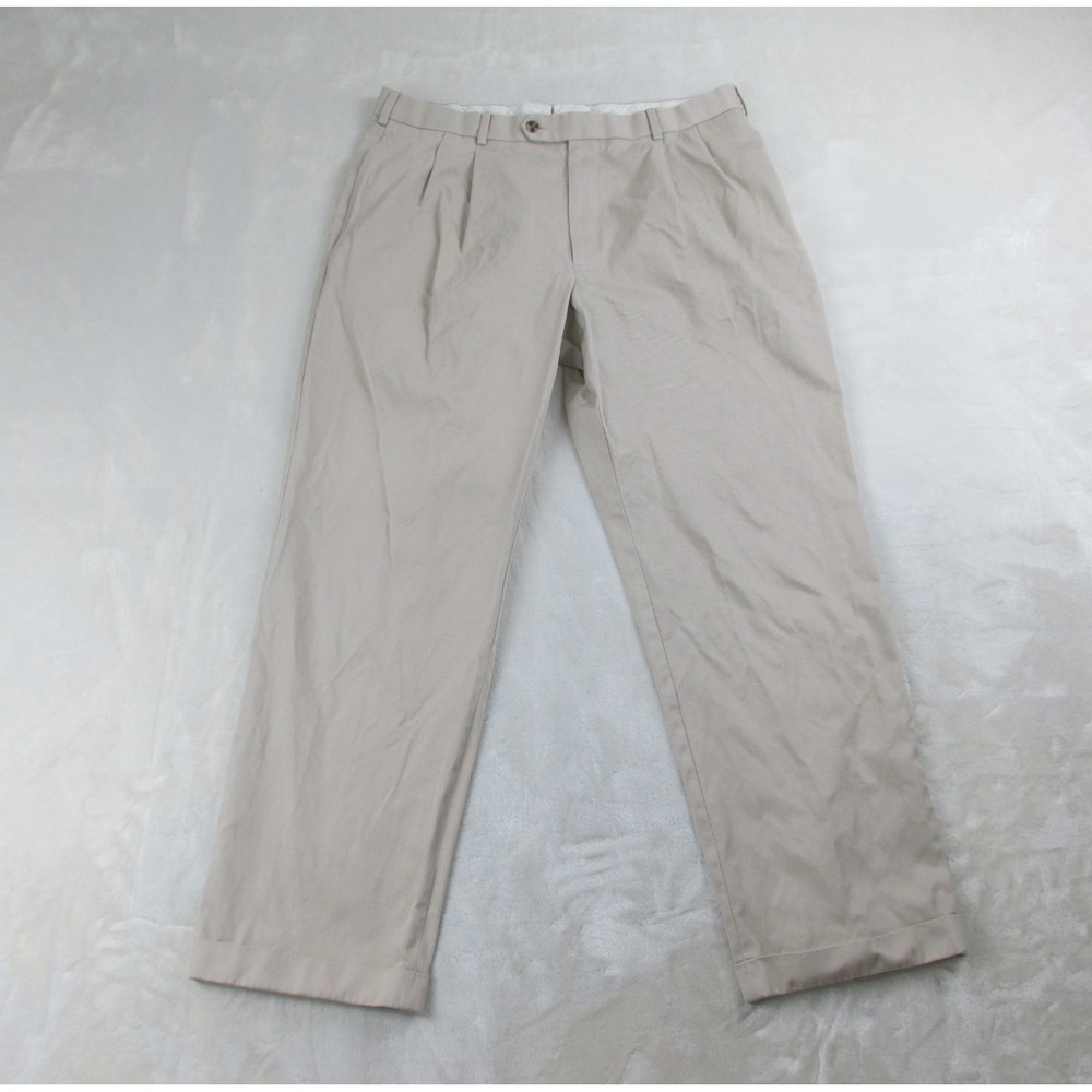 Brooks Brothers Pants Mens 38 Brown Chino Madison‎ Preppy Golf Golfer 38X32*